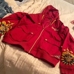 Vintage 90’s Coogi jacket red XXXL $300